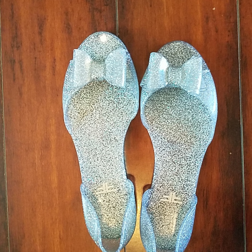 Sparkly Jelly Sandals